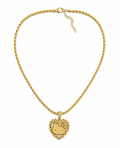 Gold Hello Kitty Heart Rolex Necklace