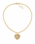 Pink Hello Kitty Heart Rolex necklace