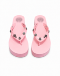 Charm Pink Platform Sandals ( read description )